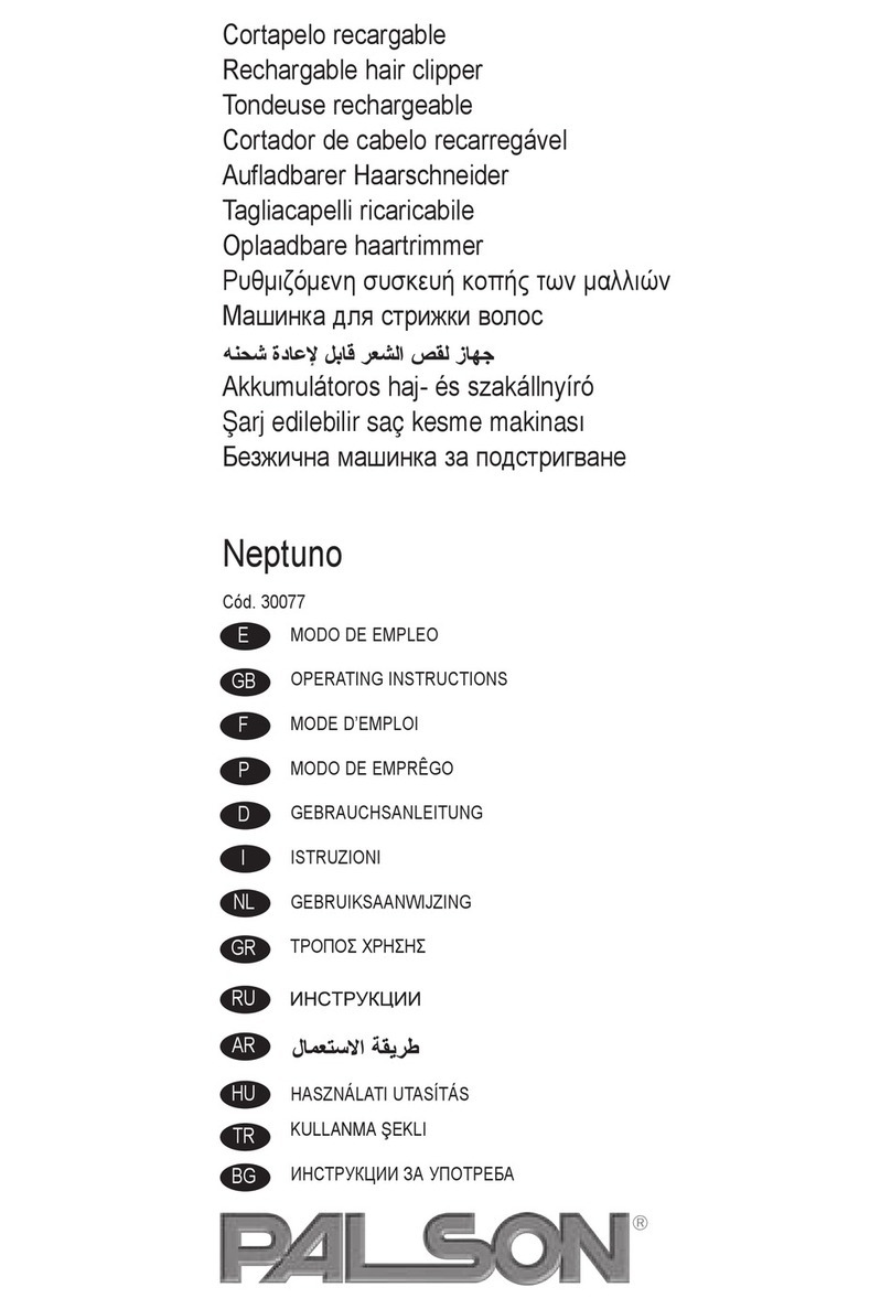 PALSON NEPTUNO operating instructions