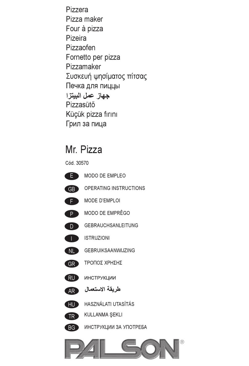 PALSON MR PIZZA operating instructions