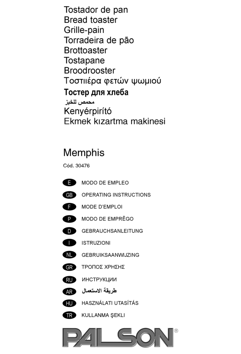 PALSON MEMPHIS operating instructions