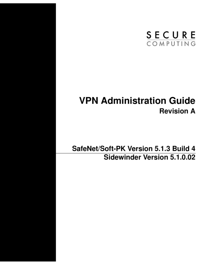 Secure Computing ADMINGUIDEREVA User manual