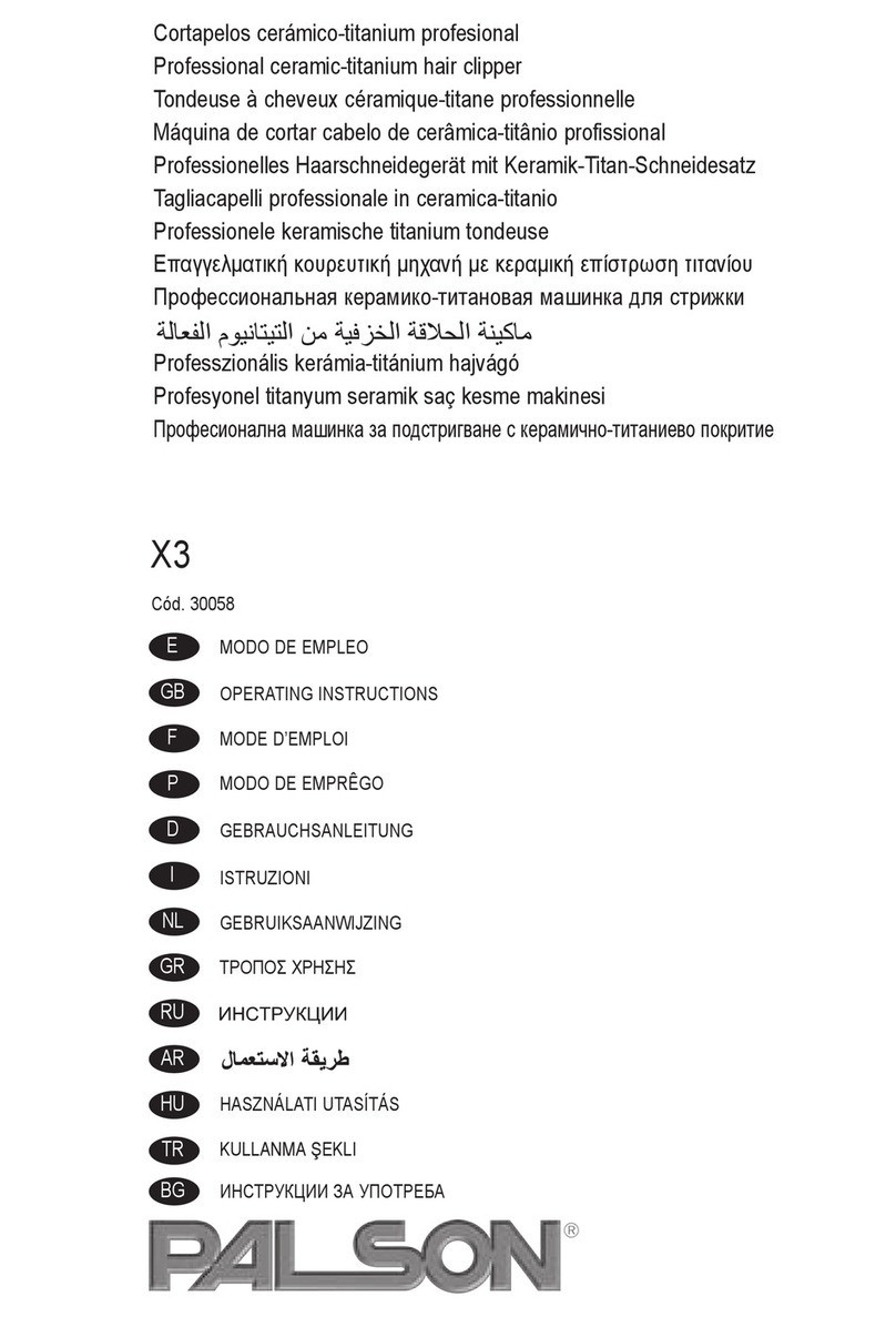 PALSON X3 User manual