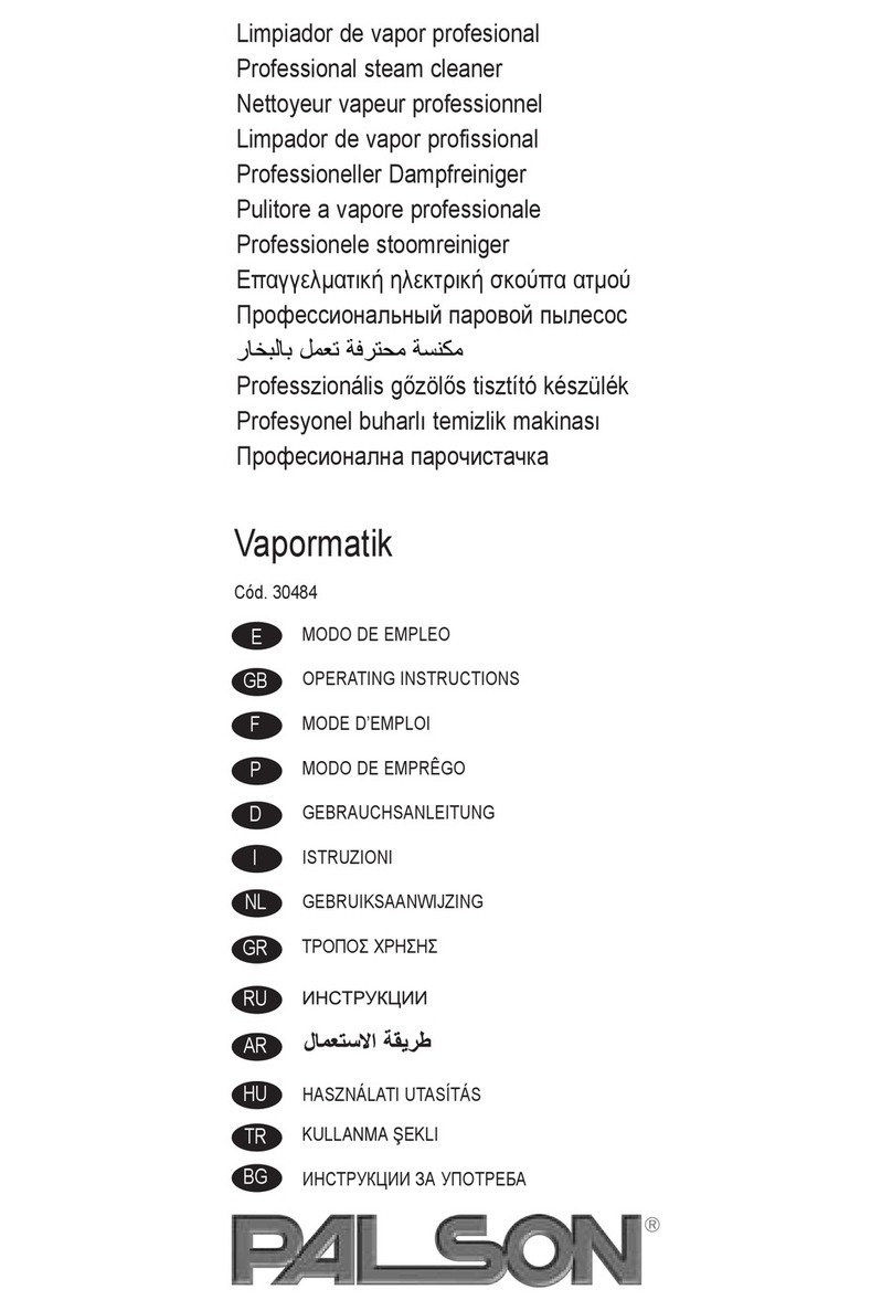 PALSON VAPORMATIK operating instructions