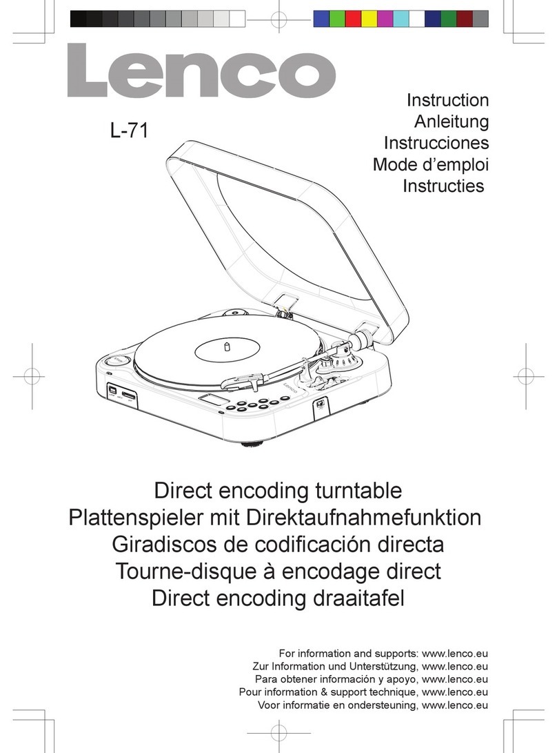 LENCO L-71 Instruction