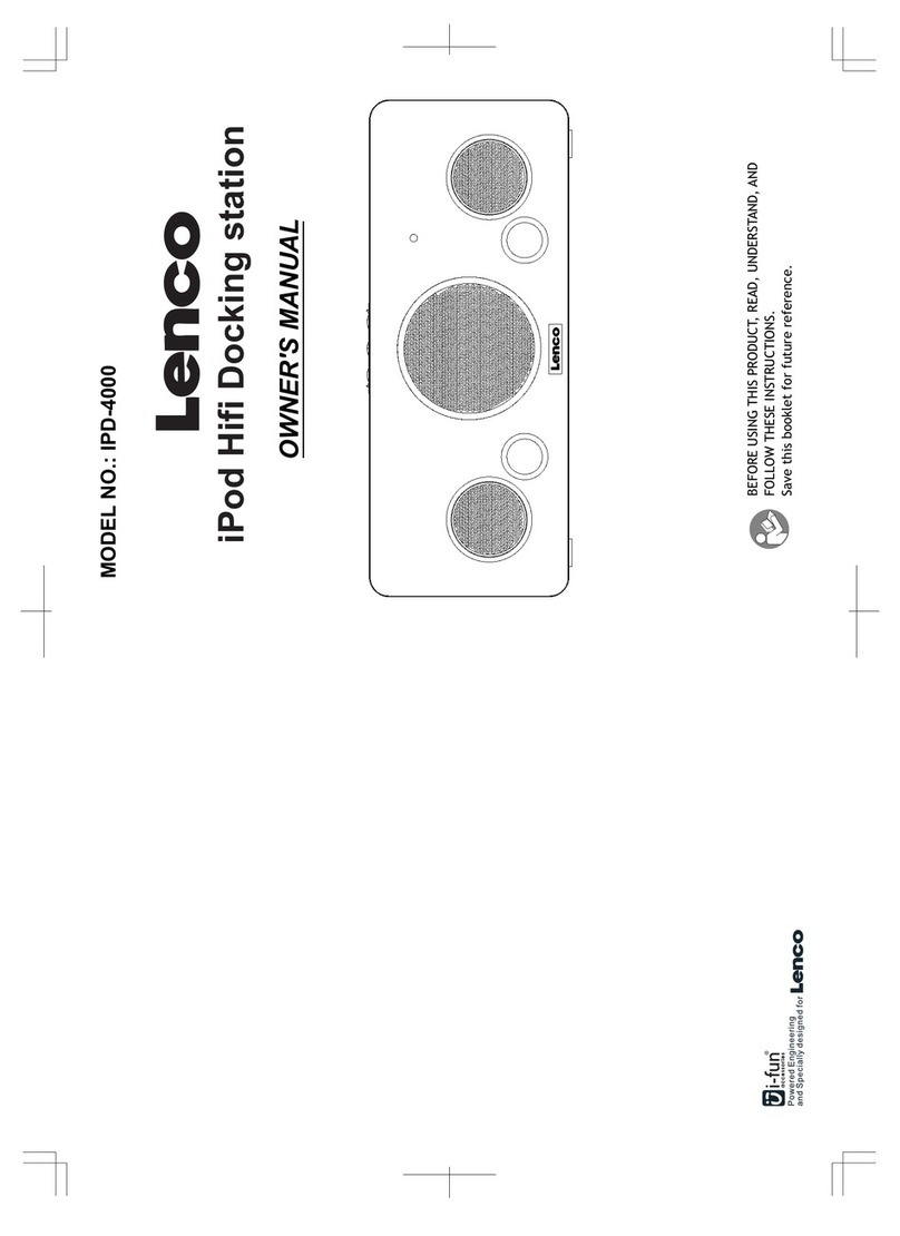 LENCO IPD-4000 owner's manual