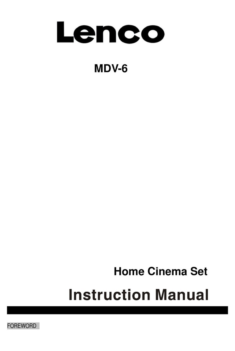 LENCO MDV-6 instruction manual