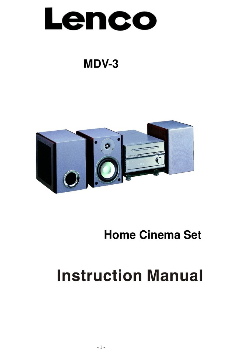 LENCO MDV-3 User manual
