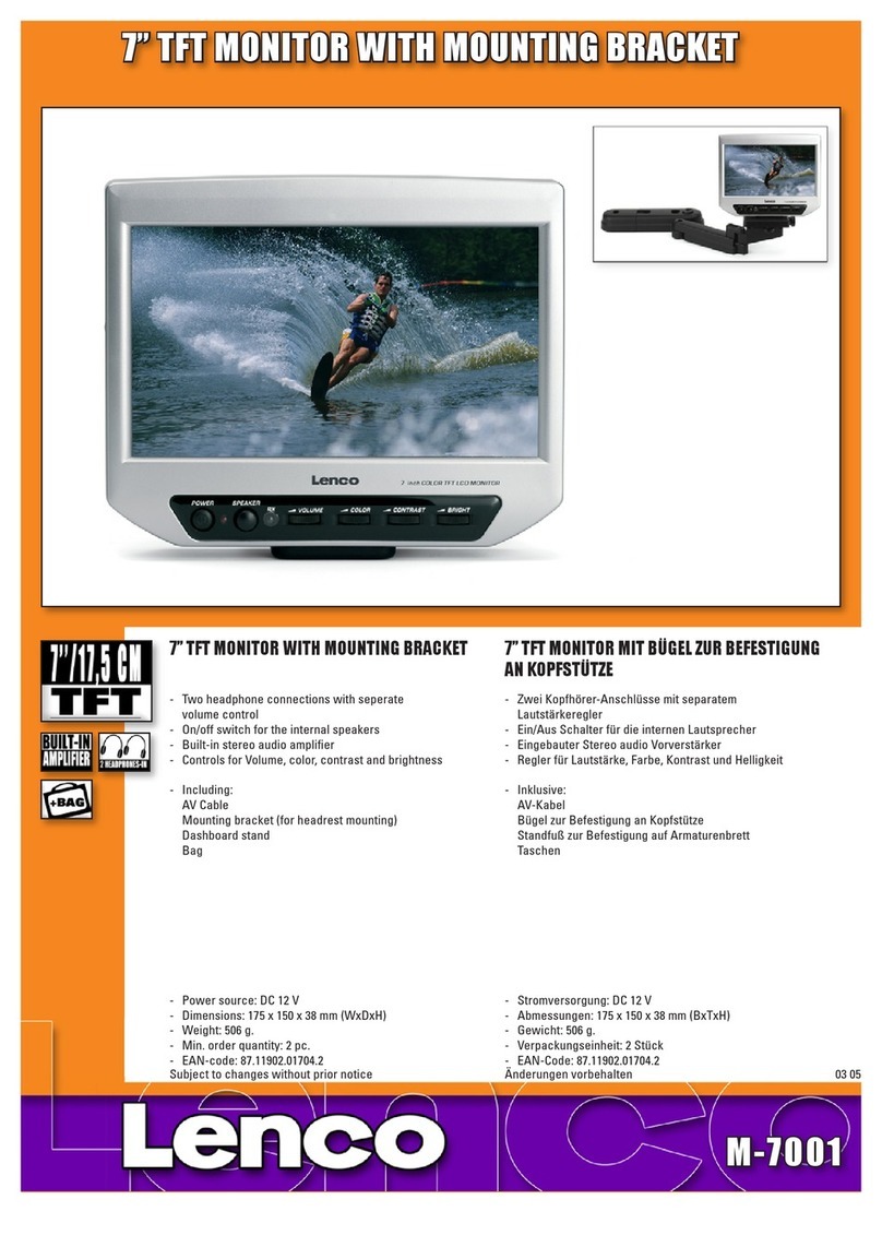 LENCO M-7001 User manual