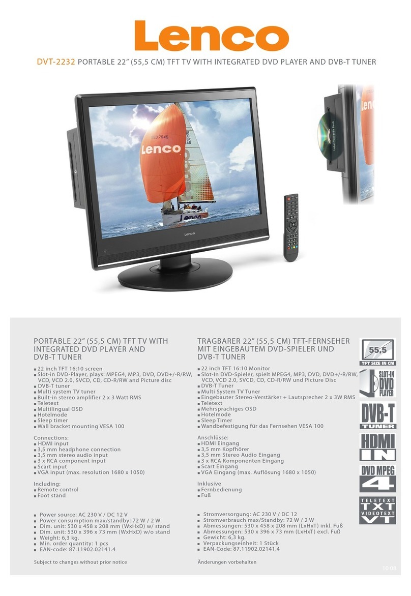 LENCO DVT-2232 User manual