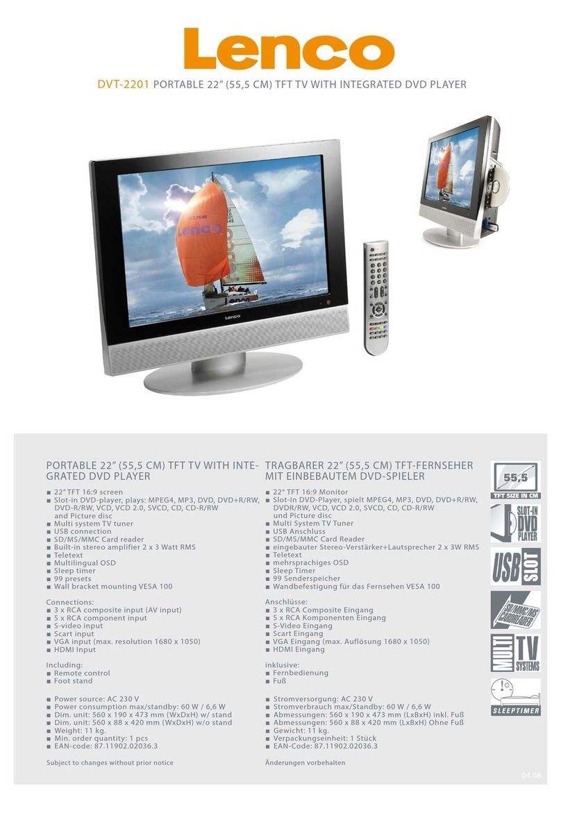 LENCO DVT-2201 User manual