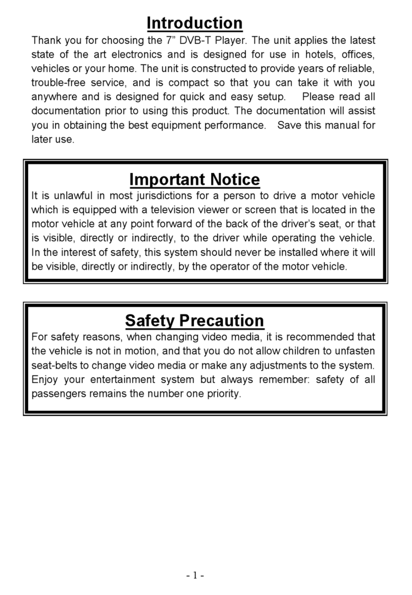 LENCO TFT-720 User manual