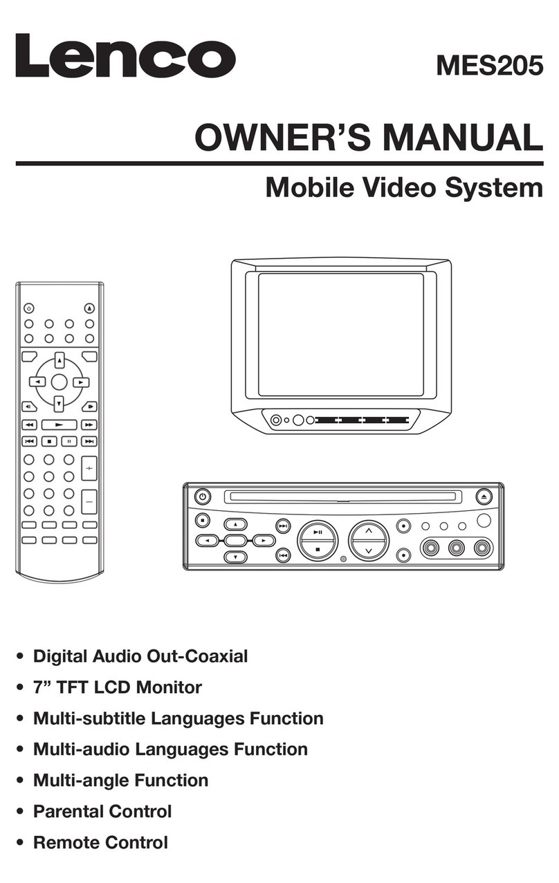 LENCO MES-205 owner's manual