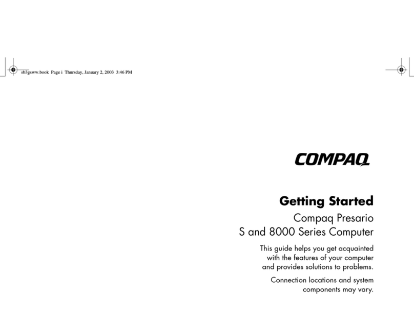 HP Compaq Presario User manual