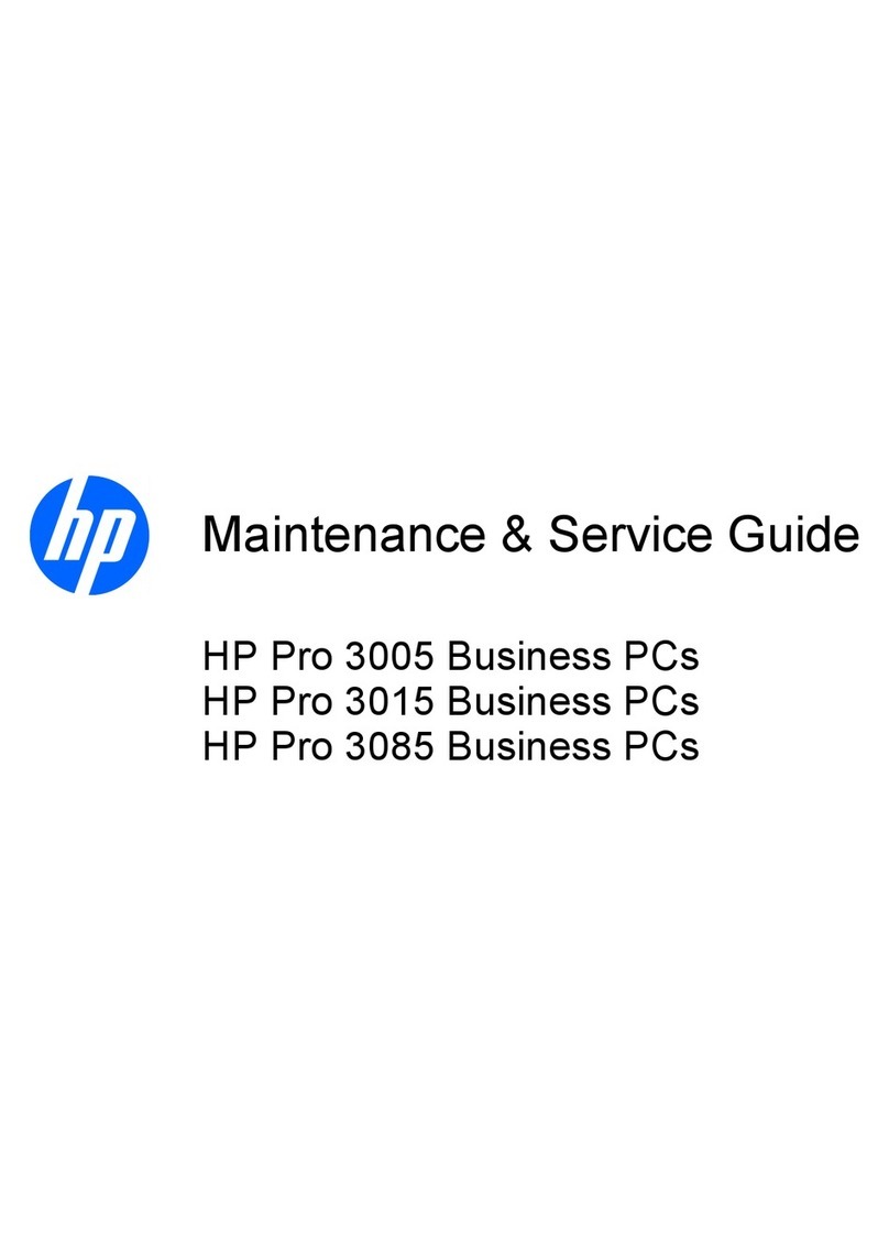 HP Pro 3005 MT Manual