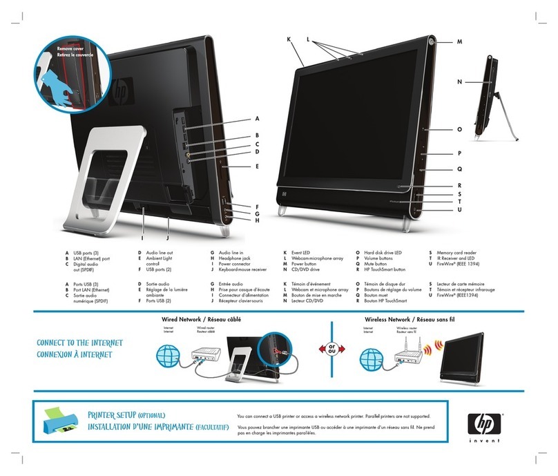 HP TouchSmart dx9000 User manual