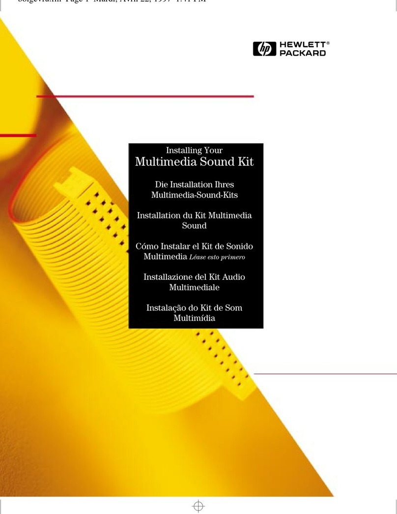 HP Kayak XA User manual