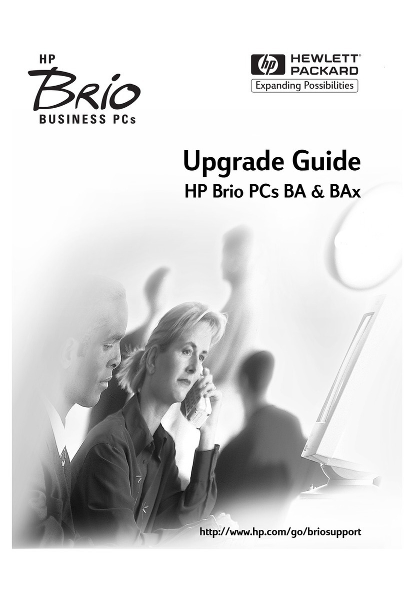 HP Brio BA Installation and operation manual