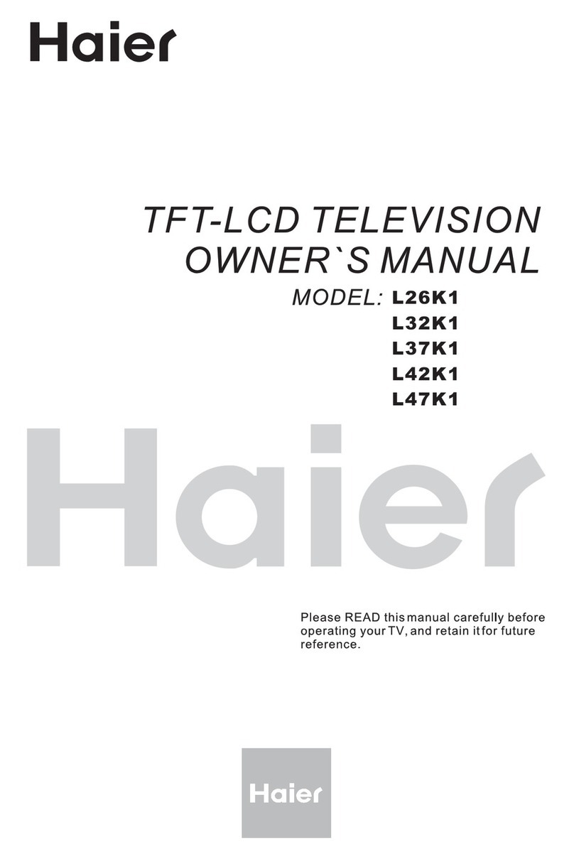 Haier HL26K1 - K-Series - 26" LCD TV User manual