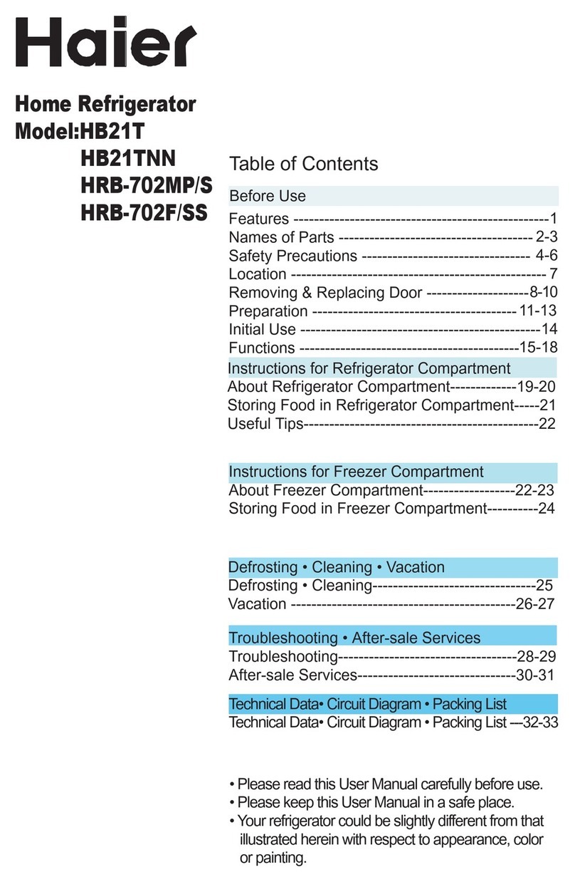 Haier HB-21T user manual