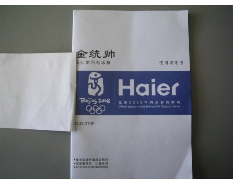 Haier BCD-216 User manual Haier BCD-216 User manual