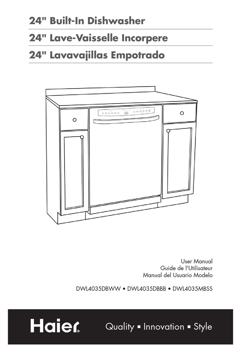 Haier DWL4035 User manual