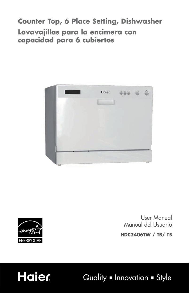 Haier HDC2406TW User manual