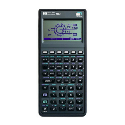 HP 48G Series User manual