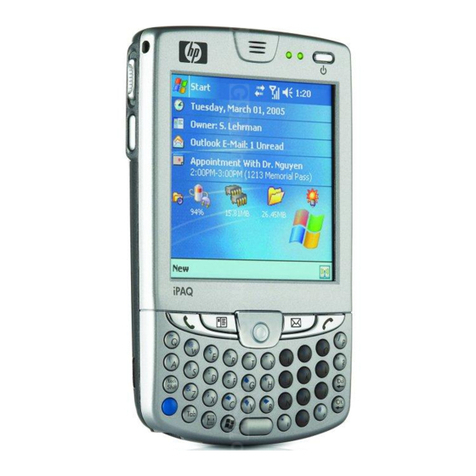 HP Hw6510 - iPAQ Mobile Messenger Smartphone 55... User manual