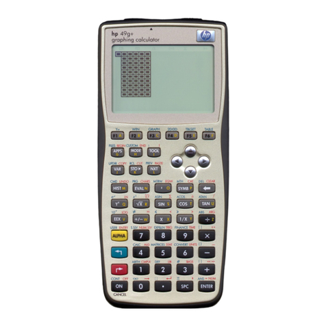 HP 49g+ User manual