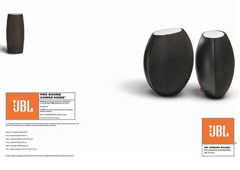 JBL CS1500 User manual