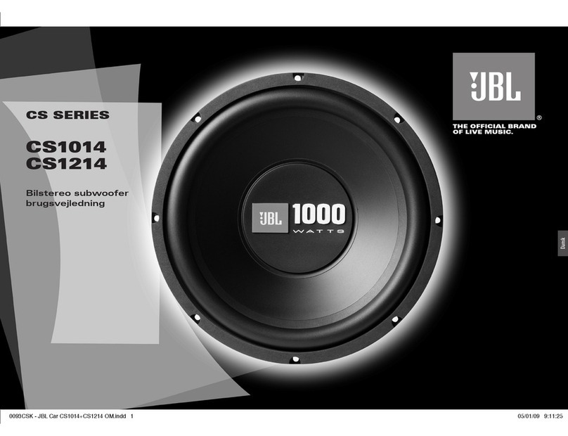 JBL CS 1214 User manual