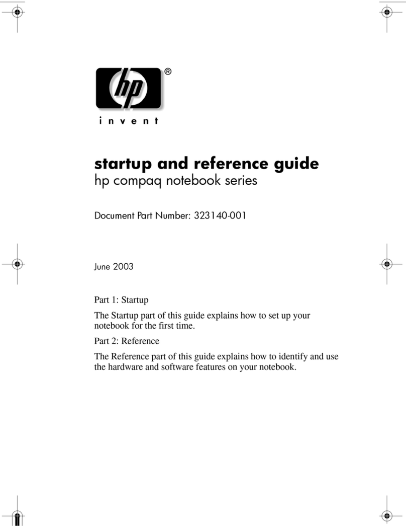 HP Compaq NX7000 User manual