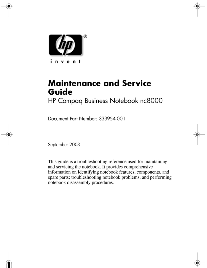 HP Compaq nc8000 Manual