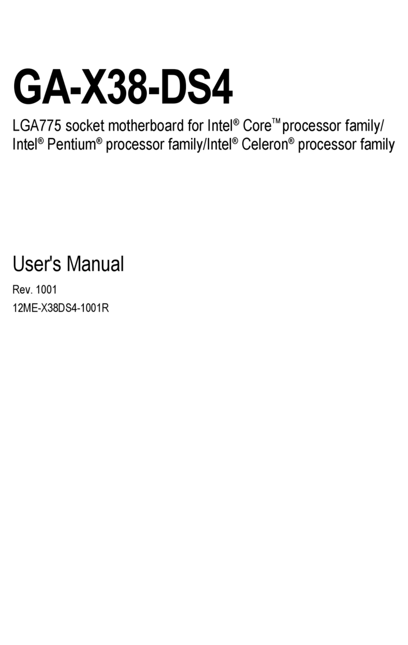 Gigabyte GA-X38-DS4 user manual