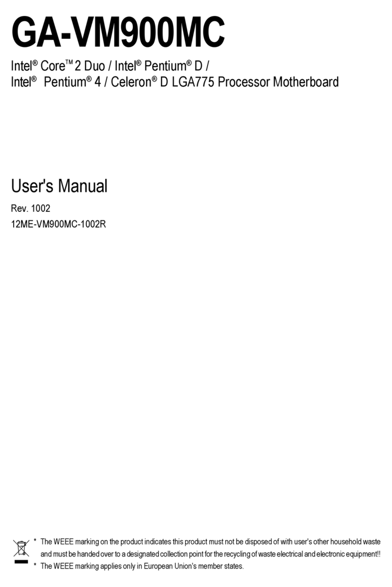 Gigabyte GA-VM900MC user manual