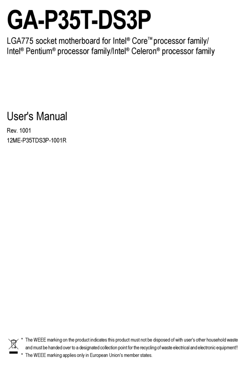 Gigabyte GA-P35T-DS3P user manual