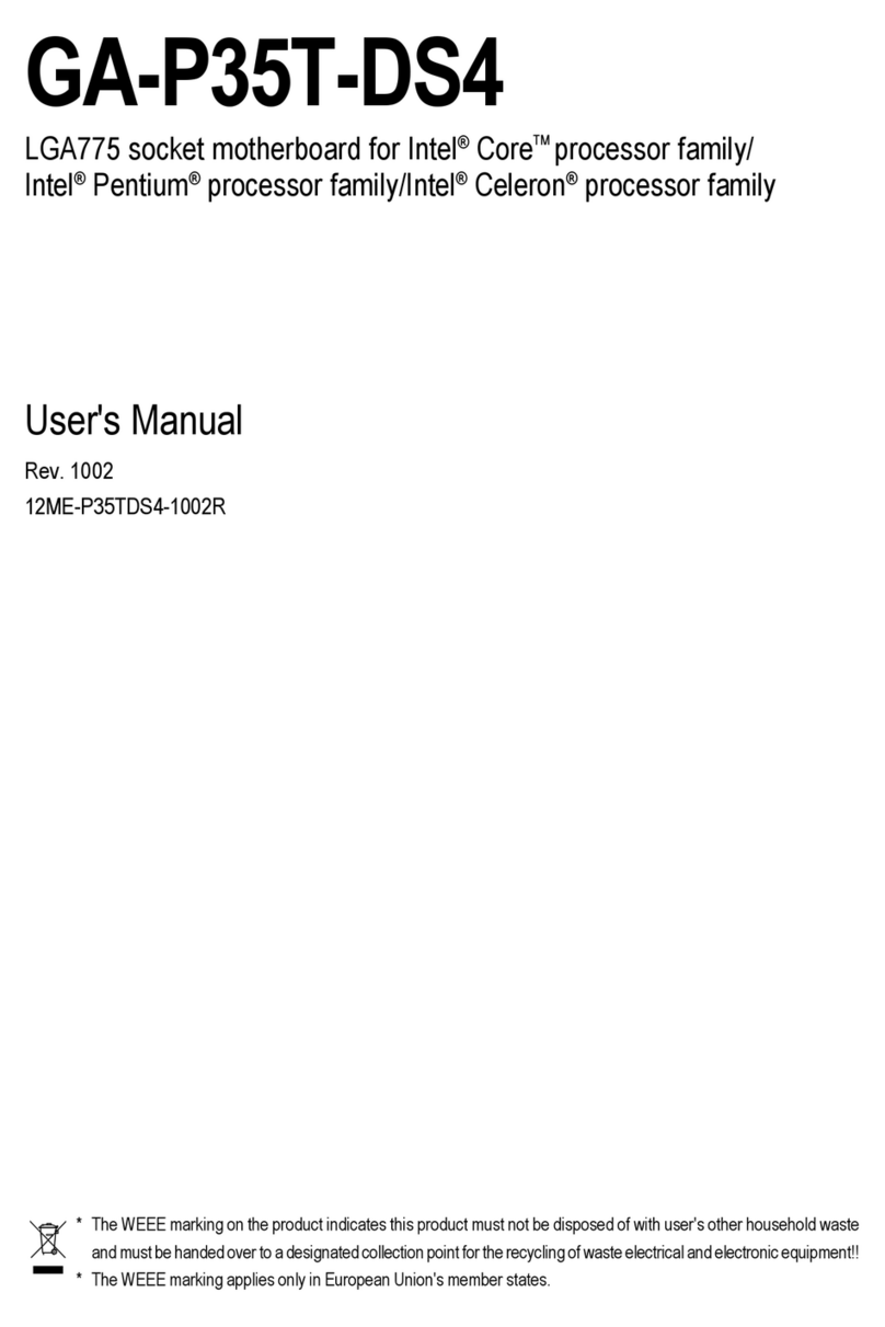 Gigabyte GA-P35T-DS4 user manual