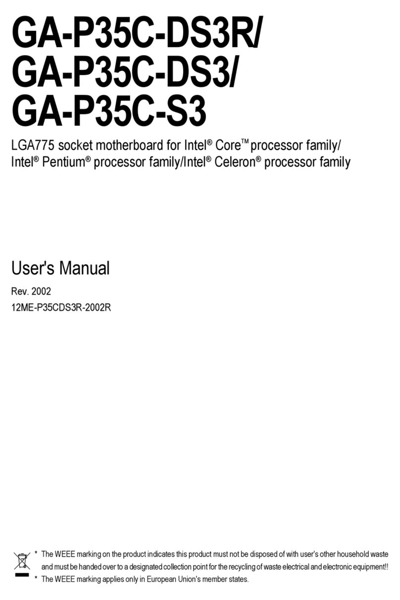 Gigabyte GA-P35C-DS3 user manual