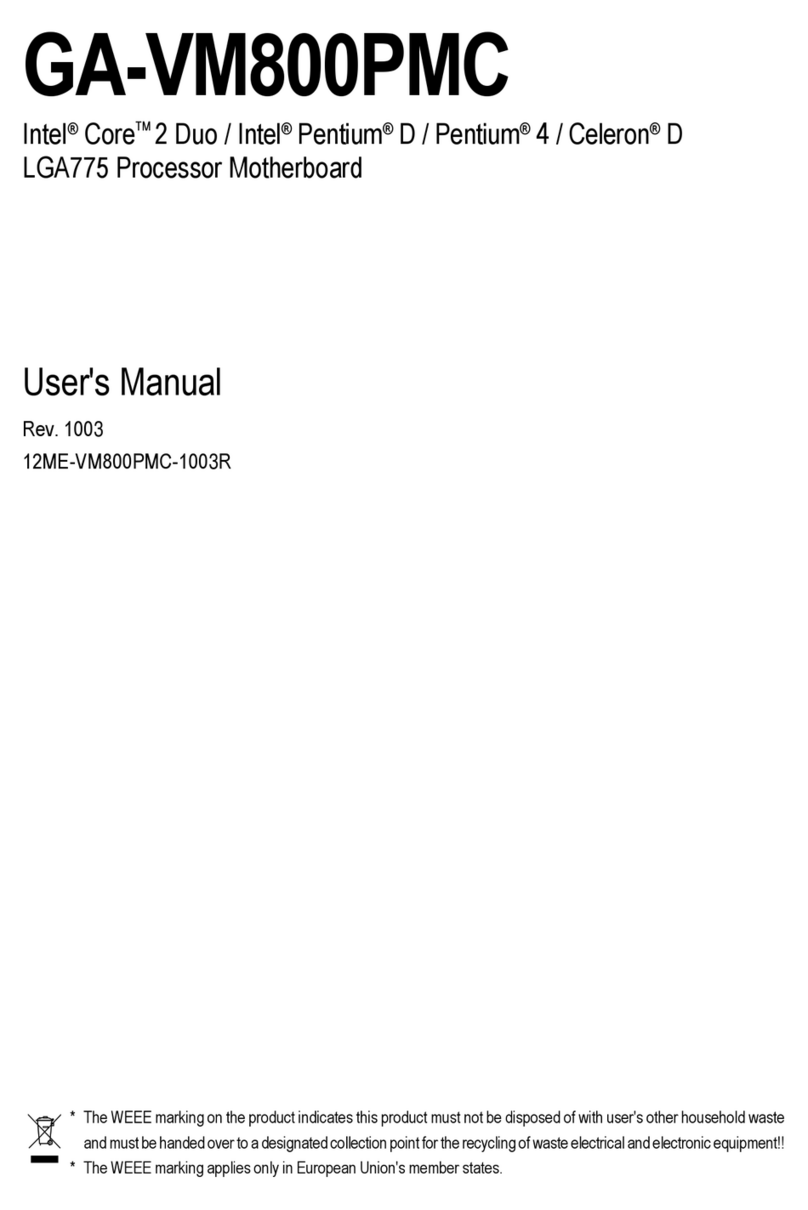 Gigabyte GA-VM800PMC User manual
