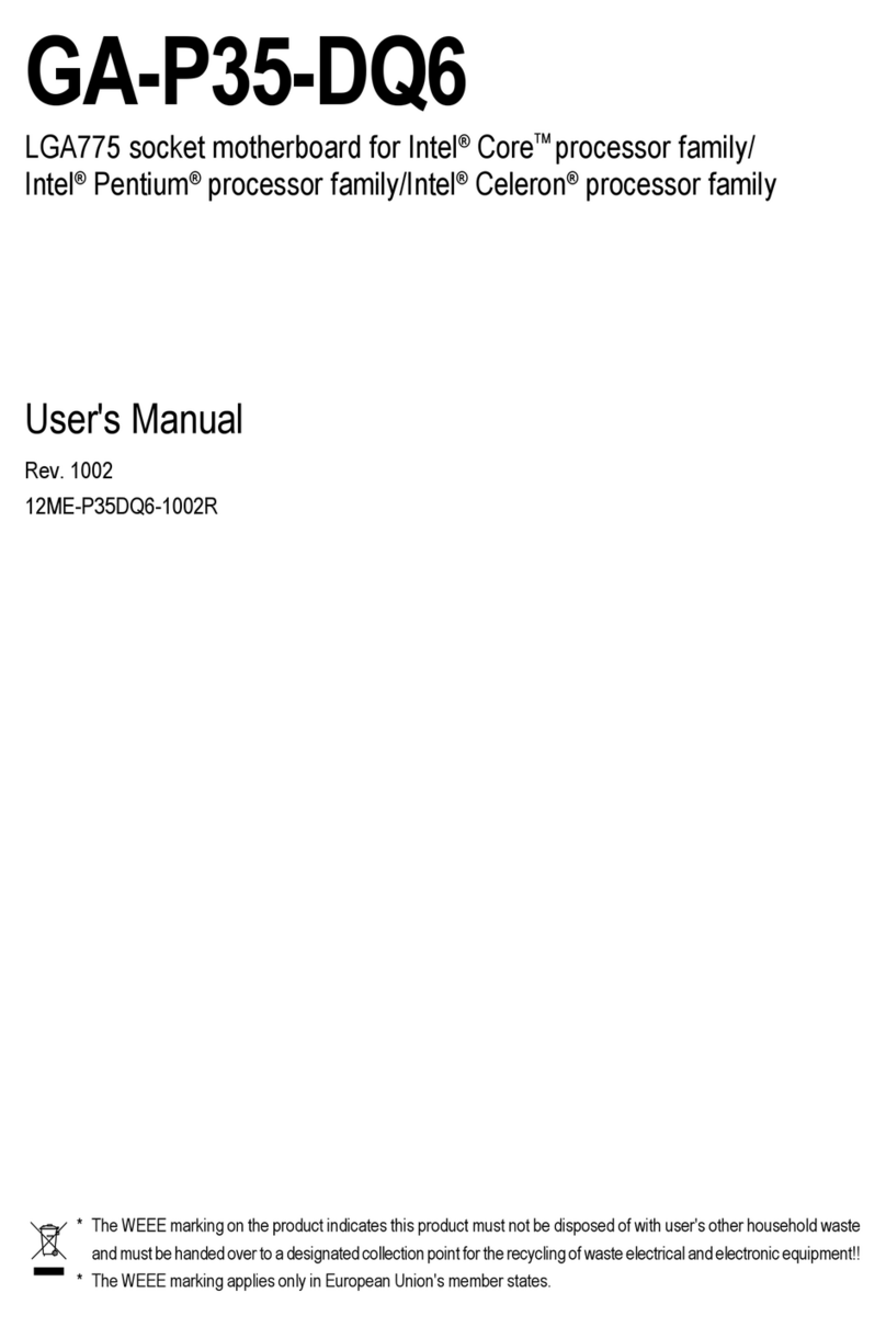Gigabyte GA-P35-DQ6 User manual