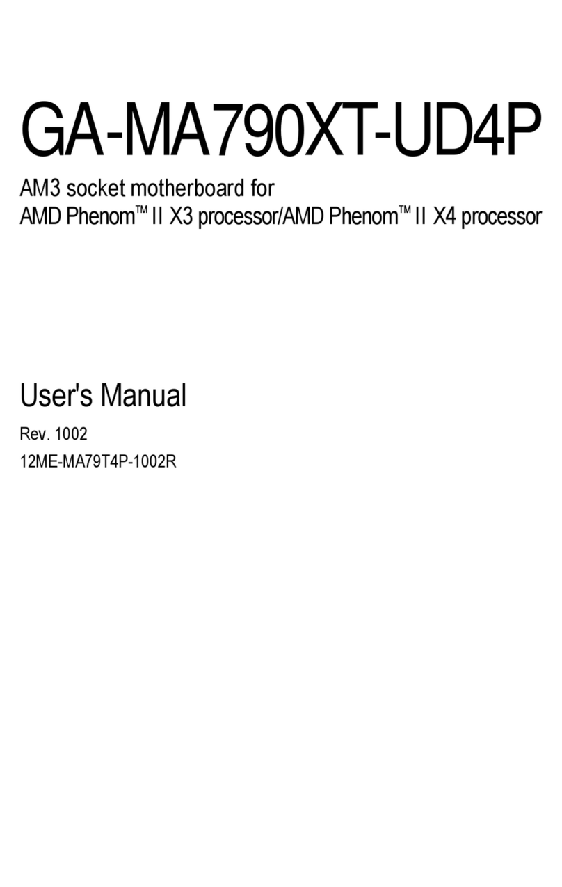 Gigabyte GA-MA790XT-UD4P user manual