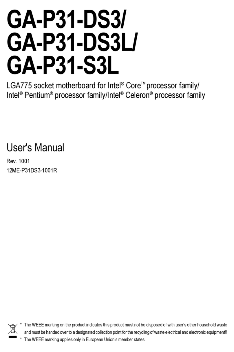 Gigabyte GA-P31-DS3 User manual