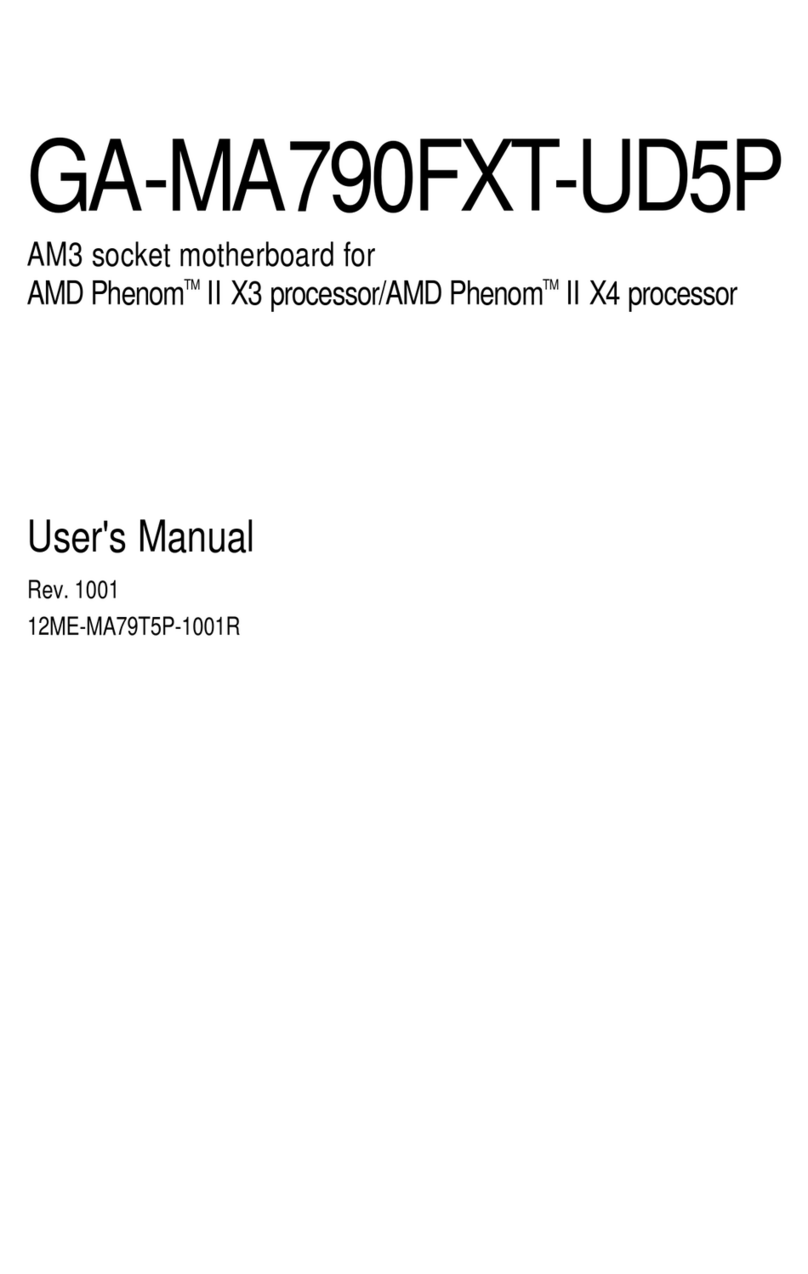 Gigabyte GA-MA790FXT-UD5P user manual