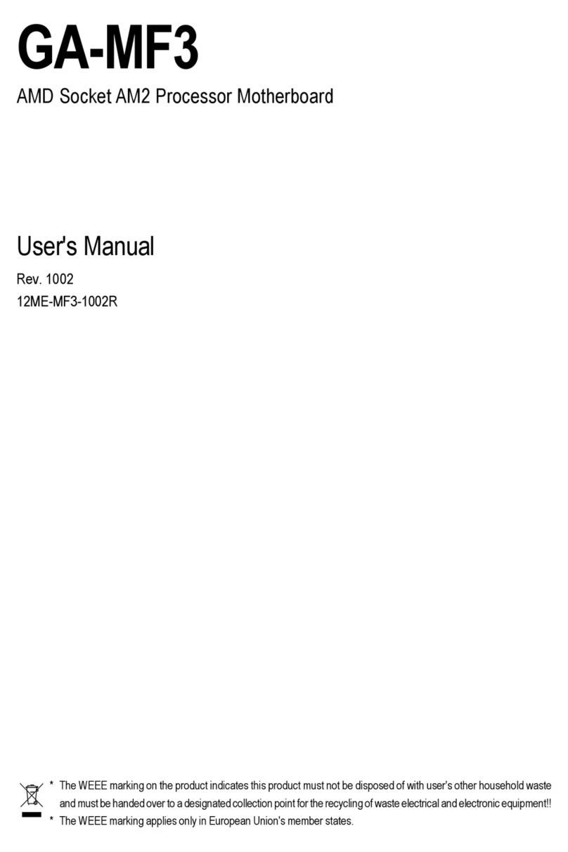 Gigabyte GA-MF3 user manual