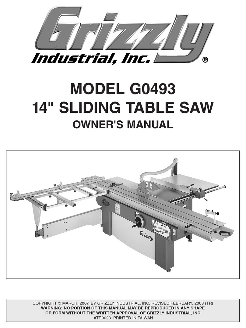 Grizzly G0493 User manual