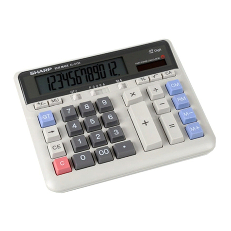Sharp Elsi Mate EL-2135 User manual