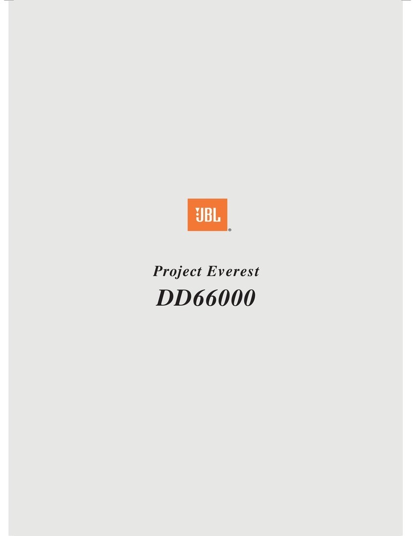 JBL Project EVEREST DD66000 User manual