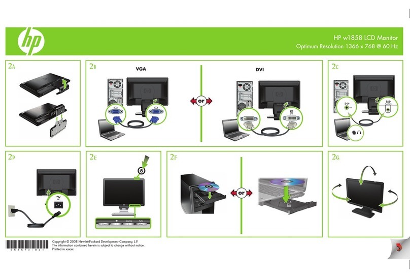 HP Pavilion W1858 Manual