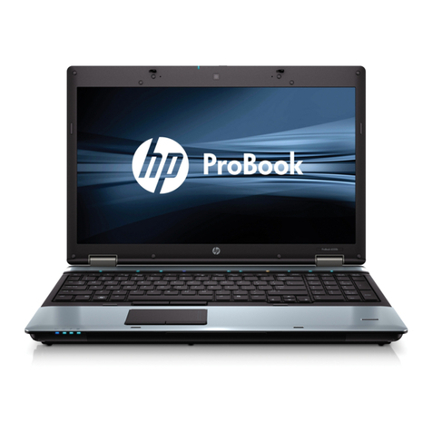 HP ProBook 6550b Manual HP ProBook 6550b Manual