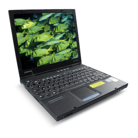 Compaq EVO NOTEBOOK N410C Installation instructions