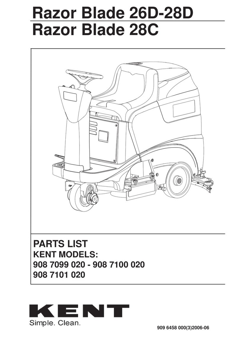 KENT Razor Blade 26D parts list